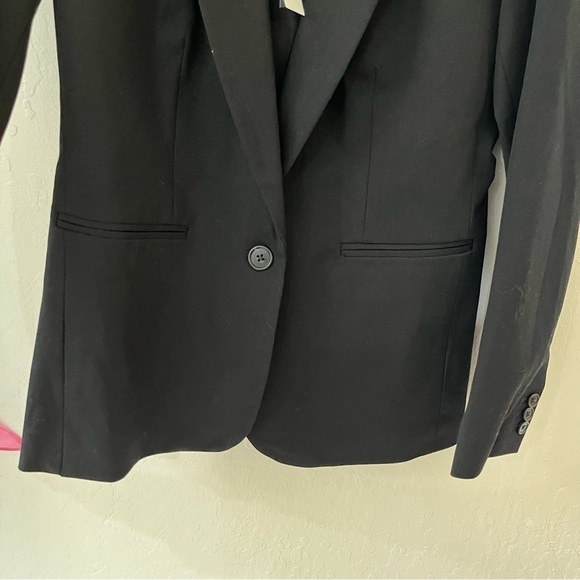 J. Crew Black Bi Stretch Parke Single Breasted Blazer 00 - Picture 7 of 13